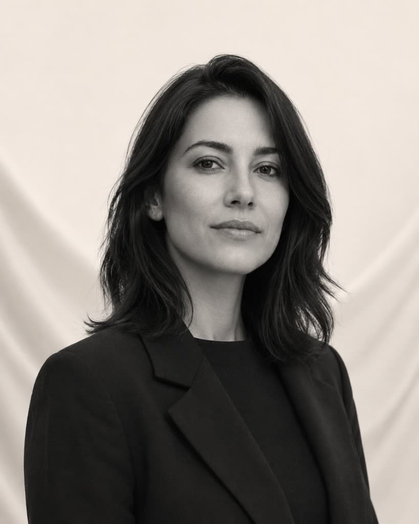 Warm monochrome portrait representing The Founder persona.